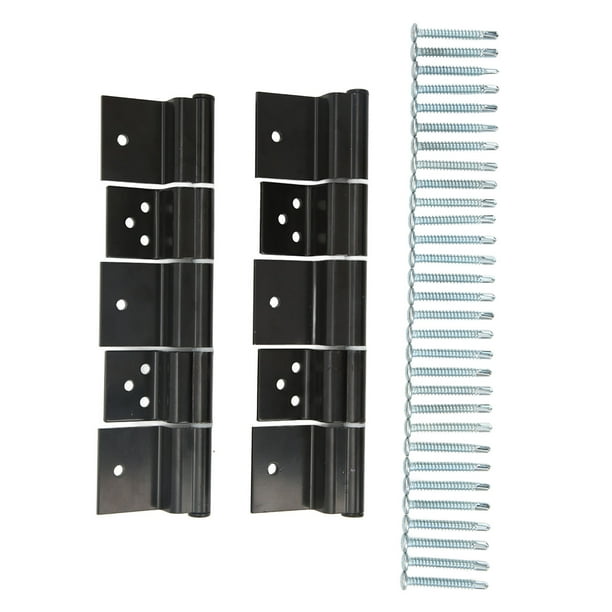 RV Entry Door Friction Hinge Kit, Alloy Steel Rustproof Black RV Door