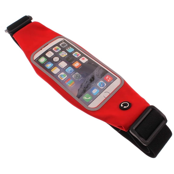 For iPhone 15/Pro - Running Waist Bag Belt Band Sports Gym Workout Case Cover Pouch Reflective