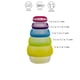 thumbnail image 4 of Contenedores Para Alimentos Ideen De Plástico Cuadrados Juego De 5 Piezas 200 a 1800 ml, 4 of 4