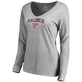 thumbnail image 2 of Women's Ash Southern Illinois Salukis Proud Mascot Long Sleeve T-Shirt, 2 of 3