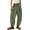 Army Green, variant on APEXFWDT Women's Jogger Pants Cinch Bottom Athletic Sweatpants Color Block Stripes Baggy Lounge Pants with Multi-Pockets,XL,Black