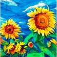 thumbnail image 3 of CafePress - Sunflowers Painting T Shirt - Men's Classic Graphic T-Shirt, 3 of 4