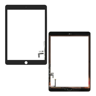 For iPad Air 1 Touch Screen Digitizer Glass A1474 A1475 A1476 with Home  Button,Camera Holder,Adhesive,Tool Kit+Tempered Glass