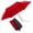 Cherry, variant on Knirps X4U My Clever Companion – 90cm Diameter Windproof Manual Open/Close Umbrella, Compact Design for All-Weather Protection, Retractable Feature with Storage Case, Black with Black Coating