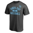 thumbnail image 2 of Men's Charcoal Tampa Bay Rays Iconic Primary Pill T-Shirt, 2 of 3