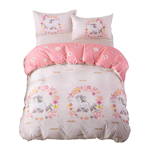 unicorn queen sheet set