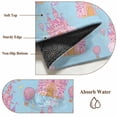 thumbnail image 6 of Pink Blue Castle Area Rugs 6'x9', Washable Small Throw Rugs for Kitchen Dining room, Balloon Modern Art Stars Moon Indoor Outdoor Rug Non-Slip Low Pile Carpet Runner Reversible Floor Mats, 6 of 8