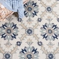 thumbnail image 6 of SAFAVIEH Martha Stewart Tufted Diamond Area Rug, Ivory/Blue, 5' x 8', 6 of 9
