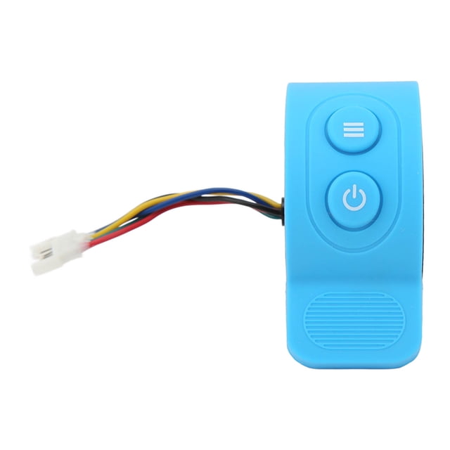 Electric Scooter Thumb Accelerator, Electric Scooter Throttle Accelerator Raised Stripe Responsive ABS Plastic Blue For Replacement