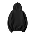 thumbnail image 3 of Women’s Fashion Hoodie – Lightweight Oversized Pullover with Kangaroo Pocket, Cozy Long Sleeve Sweatshirt for Daily Wear and Street Style Black, 3 of 5