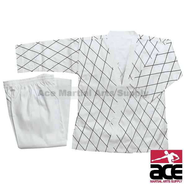 Martial Arts Hapkido High Quality Black W/white Stitch Uniforms