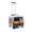 Yellow, variant on Cat and Dog Carrier with Wheel Rolling Pet Carrier with Telescopic Treatment, Shoulder Strap and Pet Bag, Black and Grey