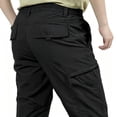 thumbnail image 4 of Big Men’s Breathable Polyester Multi Pocket Cargo Pants S to XXL, Rip Resistant Long Wearing Work Pants, 4 of 10