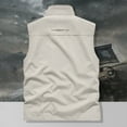 thumbnail image 4 of Men's Lightweight Softshell Vest Windproof Sleeveless Jacket for Travel Hiking Running Golf, 4 of 5