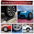 thumbnail image 2 of ROBLOCK Car Ramps for Lift and Vehicle Maintenance, Portable Low Profile Car Ramps for Garage, Heavy Duty Tire Ramps for Low Chassis Cars and Support, 2 of 6