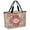 Orange, variant on Vintage Ethnic Beach Bag for Women, Large Breathable Mesh Beach Tote Bag, Boho Tribes Modern Blue Middle Century Sandproof Lightweight Travel Bags for Vacation Picnic Swimming Pool 15.7"x15.7"x9.1"