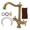 thumbnail image 2 of Grifo De Lavabo De , Grifo De Lavabo Retro, Válvula Fuerte De Latón Para Cocina, 2 of 7