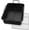 Black, variant on 14" Roaster Roasting Pan with Baking Rack and V-shaped Rack, Stainless Steel Rectangular Lasagna Pan with Handles for Turkey Chicken, Healthy & Dishwasher Safe, 3 Pieces, Black