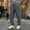 Dark Gray, variant on WIZUTIZ Mens Sweatpants Joggers Cotton Drawstring Elastic Waist Sweat Pants Tapered Track Pants Lounge Gym Run Workout Pants