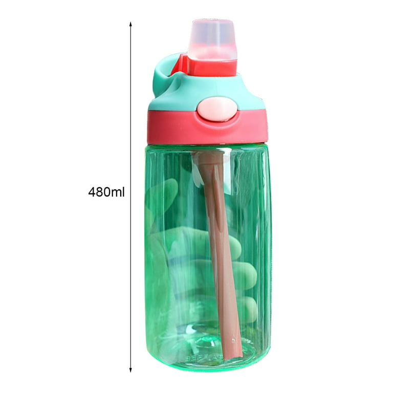 480ML Sports Water Bottle kids water bottle Straw Water Bottles Bpa Free No  Phthalate tritan baby