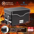 thumbnail image 3 of Caja organizadora para documentos DocSafe resistente al fuego y con cierre de combinación, 3 of 9