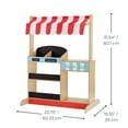 thumbnail image 2 of Teamson Kids My Little Helper Market Stand Playset with Awning and Produce Stand, Multicolor, 2 of 5