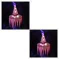 thumbnail image 4 of Sombrero de Decoración Bewildely para Fiesta de Halloween Iluminación LED Brillante Cap Festival Prop Color Rosa, 4 of 6