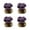 Purple, variant on 4Pieces Sturdy Ceramics Flower Shaped Drawer Knobs Zinc Alloy Hardware Easy Installation for Cabinets Furniture