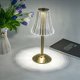 thumbnail image 2 of 2X LáMpara de Mesa Decorativa de Cristal LED 800MAh AtmóSfera Recargable Luz Brillo de 3 Niveles para Restaurante Café, 2 of 5