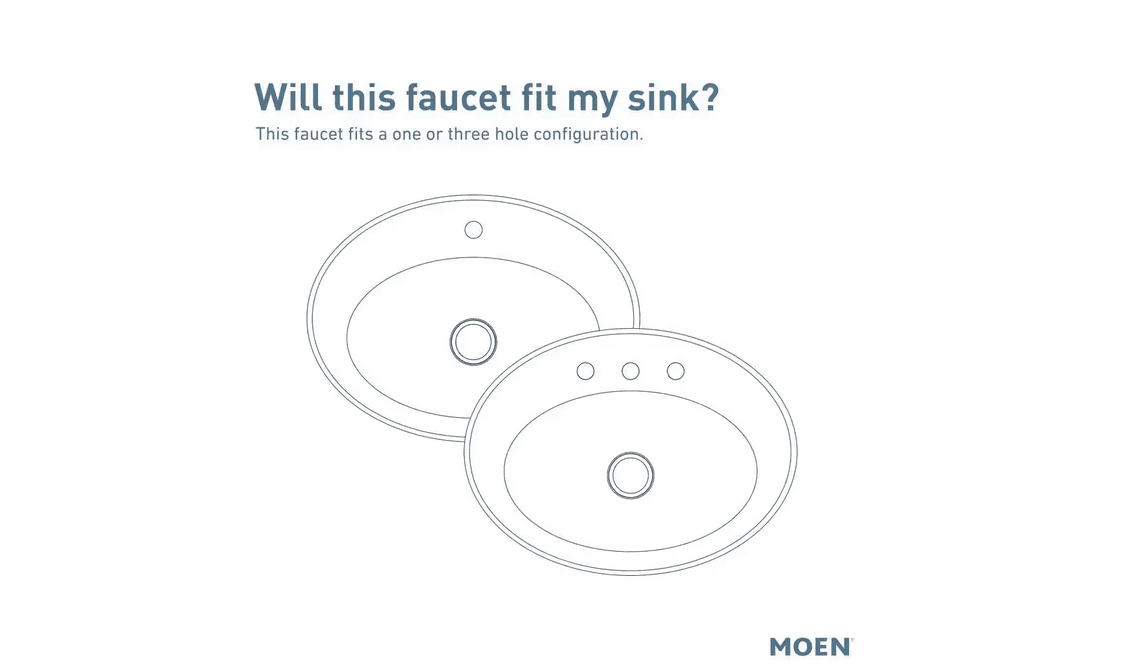 Moen Voss Brushed Nickel One-Handle Bathroom Faucet