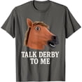 thumbnail image 1 of Talk Derby To Me Jockey Mask T-Shirt, 1 of 4