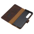 thumbnail image 6 of Wallet Case for Samsung Galaxy Z Fold 3, Vintage PU Leather Flip Case Card Slots Holder Cash Pocket, Kickstand Book Folding Folio Phone Cover with Wrist Strap for Samsung Galaxy Z Fold 3 - Brown, 6 of 7