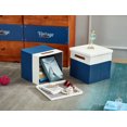 thumbnail image 4 of DECOMOMO 3-Pack Stackable Foldable Cube Storage Bin W/ Lids | Rugged Canvas Fabric Container with PU Handles, 4 of 8