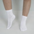 thumbnail image 5 of LOFIR Mens Toe Socks Cotton Athletic Running Five Finger Mens Ankle Socks Size 7.5-10, 5 Pairs, 5 of 11