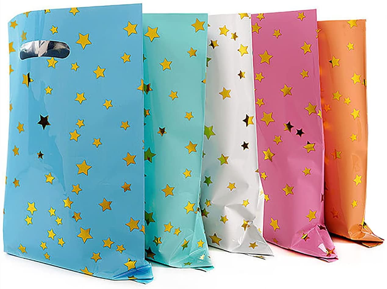 25 Pcs Kids Party Favors Bags, Birthday Goodie Candy Bags, Party Goody