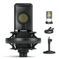 thumbnail image 1 of Maono AUPM500T XLR Condenser Microphone With 34mm Large Diaphragm & Stand, 1 of 7