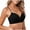 Black, variant on Ribbed Knit Bras for Women Deep V Neck Back Closure Adjustable Straps Bralettes Seamless Fixed Pad Lingerie Tops Beige M