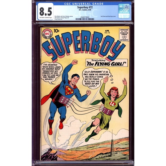 Superboy #72 - CGC 8.5 Comic Book