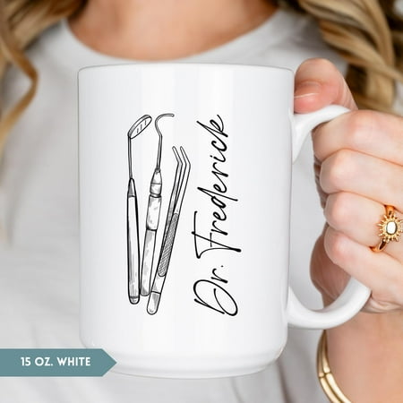 

Personalized Dentist Name Coffee Mug Dentist Gift Custom Dentist Coffee Cup Gift For Dentist Personalized Dentist Coffee Mug Ceramic Mug 11Oz