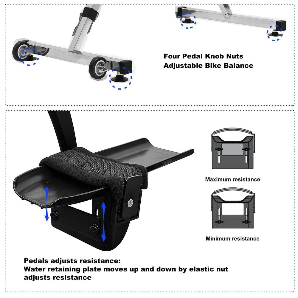 Commercial-Grade Underwater Exercise Bike – Stainless Steel Aquatic Cycle for Fitness Centers and Luxury Resorts