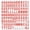Red, variant on MasterVision KT2220 0.75 in. Letters Interchangeable Magnetic Board Accessories - Black