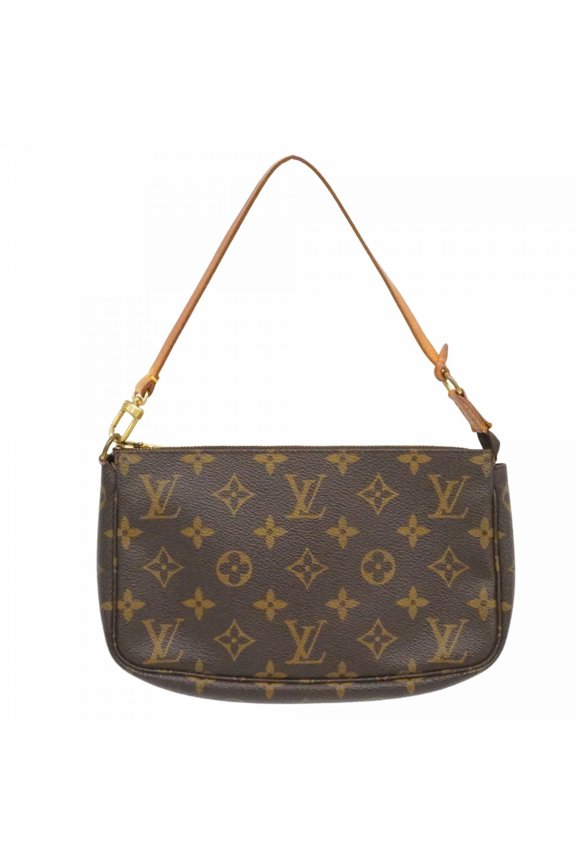 Pre-Owned Louis Vuitton Monogram Pochette Accessoires M51980 Brown Women's Bag/Pouch