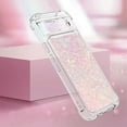 thumbnail image 6 of MYKOMI Glitter Case for Google Pixel 9A, Cute Bling Sparkly Flowing Liquid Quicksand Cover for Women Shockproof Protective Case Silicone Bumper Thin Cover for Google Pixel 9A, 6 of 7