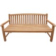 thumbnail image 2 of Teak Wood Buenos Aires Oval Outdoor Patio & Garden Bench, 5 Foot, 2 of 4