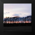 thumbnail image 2 of Hausenflock, Alan 12x12 Black Modern Framed Museum Art Print Titled - Winter Sunset Square II, 2 of 5