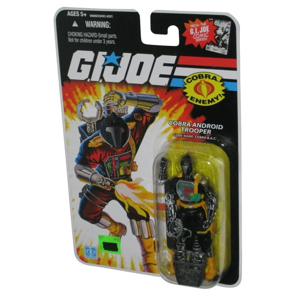 GI Joe Comic Series Cobra B.A.T. Battle Android Trooper (2008) Hasbro 3.75 Inch Figure