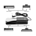 thumbnail image 4 of Piano Teclado Sustain Pedal Para Casio Yamaha Negro/Plata, 4 of 7
