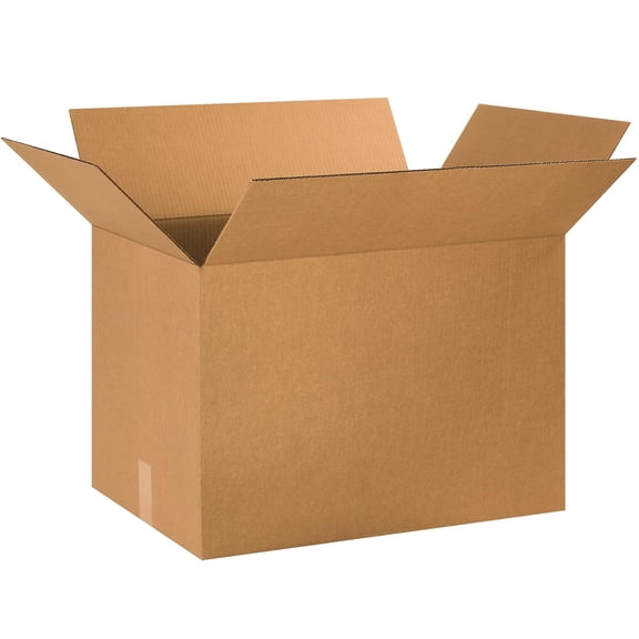 24x16x16 Corrugated Boxes, Large, 24L x 16W 16H, Pack of 10 | Shipping, Packaging, Moving, Storage Box for Home or Business, Strong Wholesale Bulk Boxes