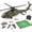 2 battery version, variant on WL K170 Black Hawkk Helicopter For Adults,  Remote Control Military  UH-60L Helicopter With 6-Axis Gyro 2.4G 4CH Flybarless RC Helicopter, Outdoor Hobby RC Toy