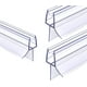 thumbnail image 1 of Tira de sellado para mampara de ducha Casewin, 3 juntas de plástico para mamparas de vidrio rectas de 10 mm, junta inferior para mampara de ducha de baño de 40 cm/15,75 pulgadas, 1 of 8